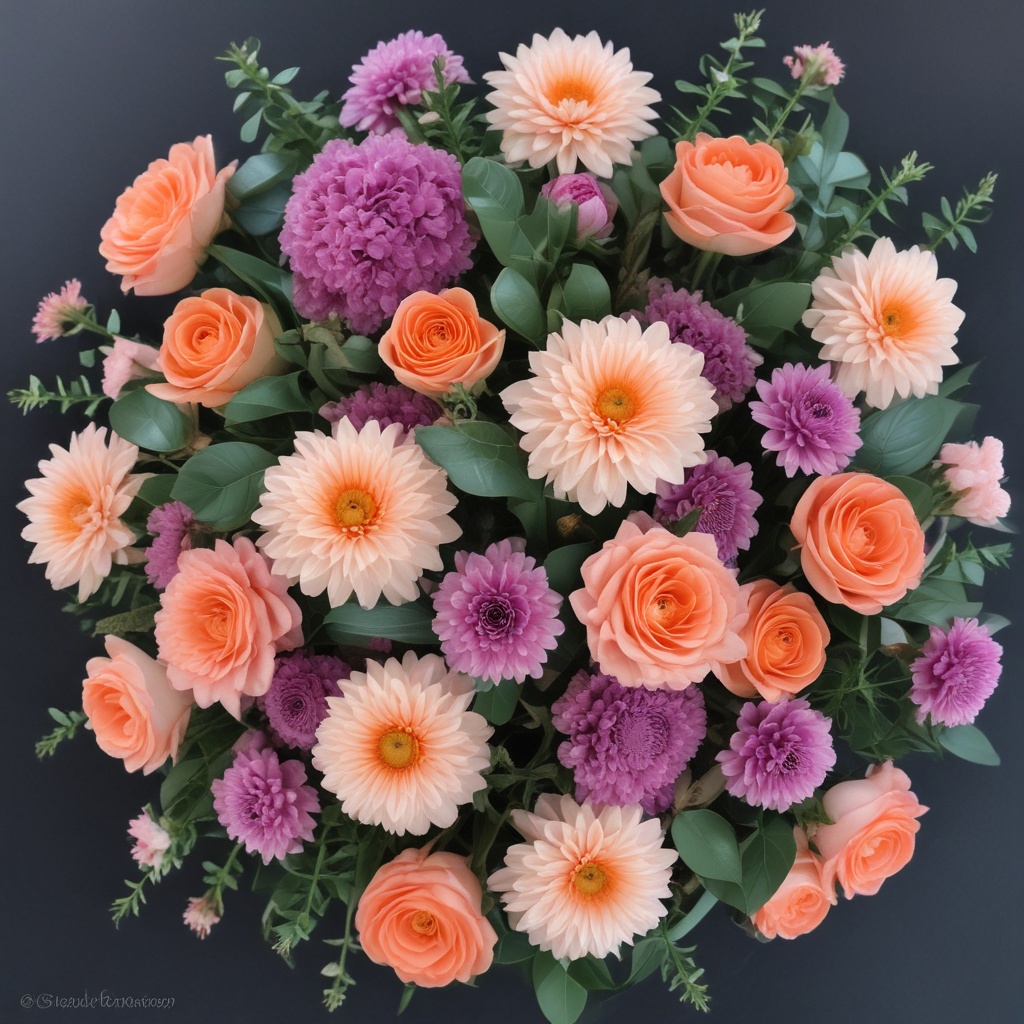 A beautiful bouquet of flowers